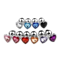 3 Größe/Set Metall Anal Plug für Frauen Männer Paare Butt Plug Butt Spielzeug Erwachsene Spiel Masturbator Anal S/M/L Diamant Sex Spielzeug für Erwachsene 5
