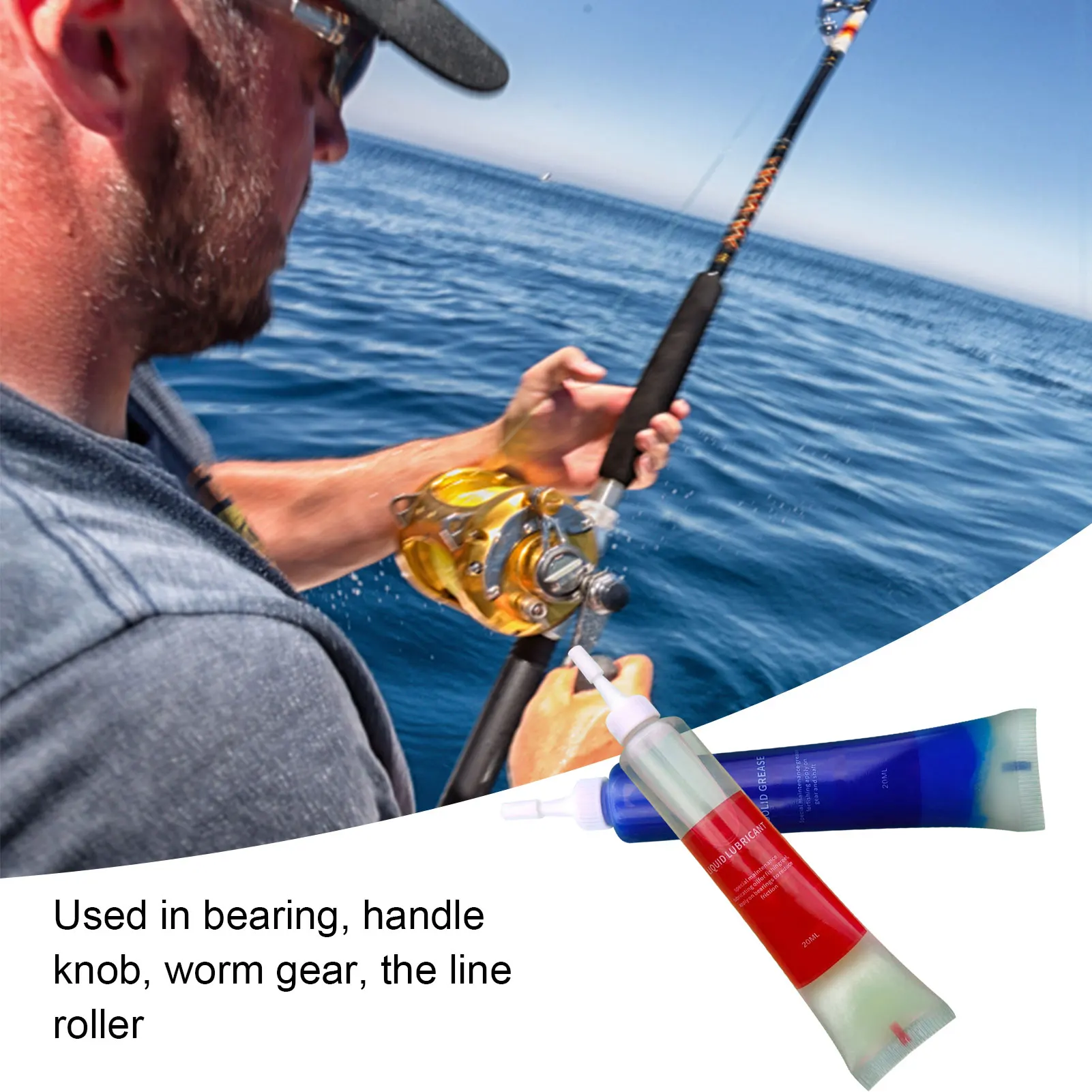 Fishing Reel Maintenance Oil Fishing Gear Bearing Lubricating Oil And Grease Kit Provide Smooth