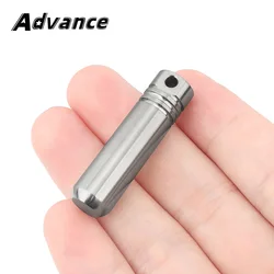 Titanium Mini Waterproof Small Bottle Outdoor Tool Portable Box Sealed Bottle EDC Gadget