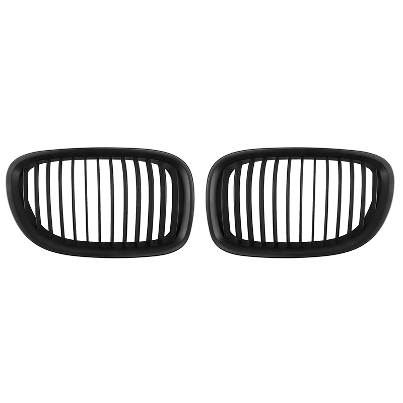 

For BMW 7 Series F01 F02 730LI 740L 2009-2015 Kidney Grill Matte Black Grille 51117184151, 51117184152