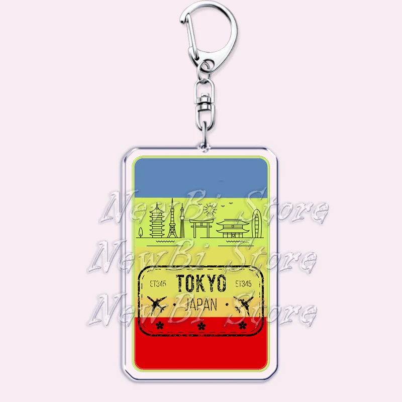 Tokyo Reise-Souvenir-Ticket-Schlüsselanhänger für Zubehör, Tasche, Bordkarte, Flug, Ziel, Schlüsselanhänger, Schmuck, Fans, Freunde, Geschenke – Detail 29