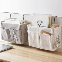Portable Baby Care Essentials Hanging Organizers Crib Storage Cradle Baby Crib Organizer Diaper Bag Linen Baby Bed Accessories 4