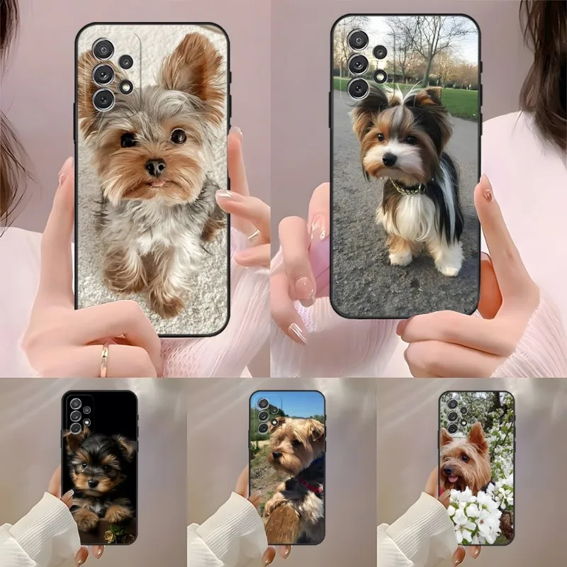 Custodia Per Telefono Cane Yorkshire Terrier Per Samsung Galaxy A31 A33 A52 A13 A02 A53 A50 A73 A40 A20 A23 Galaxy A54 A14 A34 Cover Posteriore