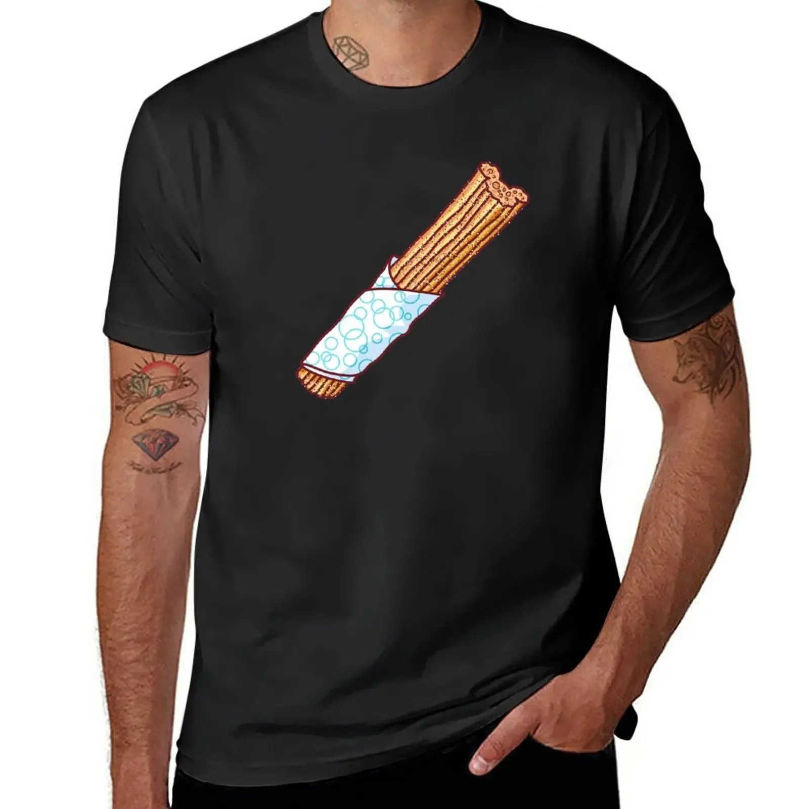 

Churro T-Shirt graphics Aesthetic clothing animal prinfor boys Short sleeve tee men