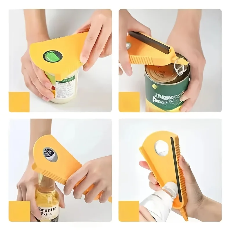 Can Opener Multifunctional Bottle Jar Opener for Beer Coke Jam Beverage