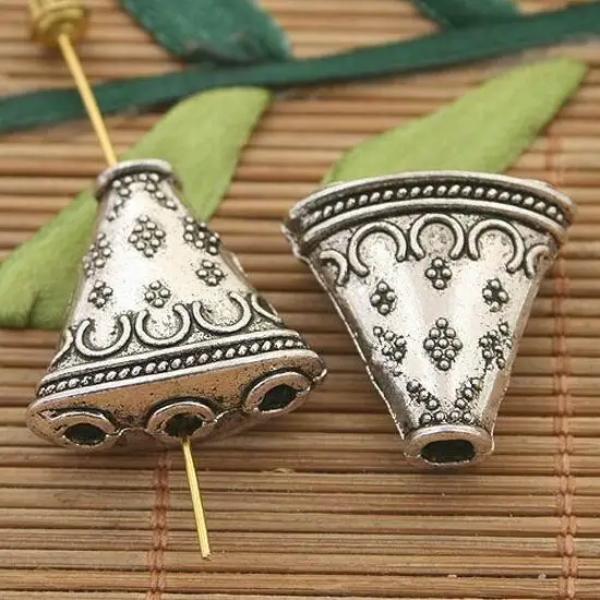 

4pcs 23.1x8.7mm hole:3.5mm,2.7mm dark silver tone triangle shaped link connectrs h3187