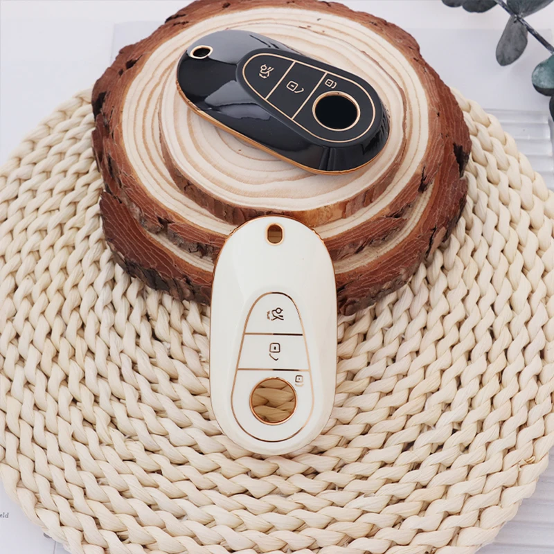 TPU Car Key Case Cover Keyless for Mercedes Benz C S Class W206 W223 S350 C260 C300 S400 S450 S500 Key Protector Shell Fob