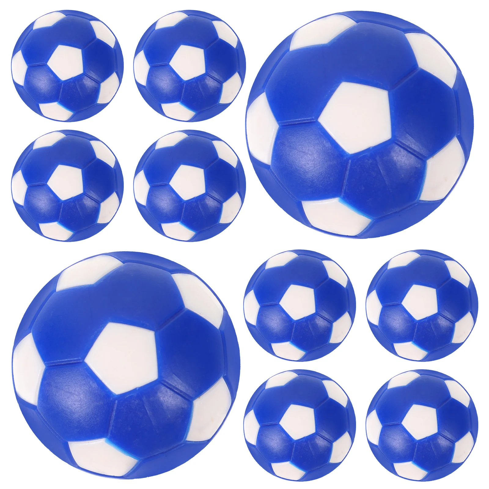 

10 Pcs Table Soccer Kid Ball Balls Foosball Replacement Substitute Adult Football Pvc Mini