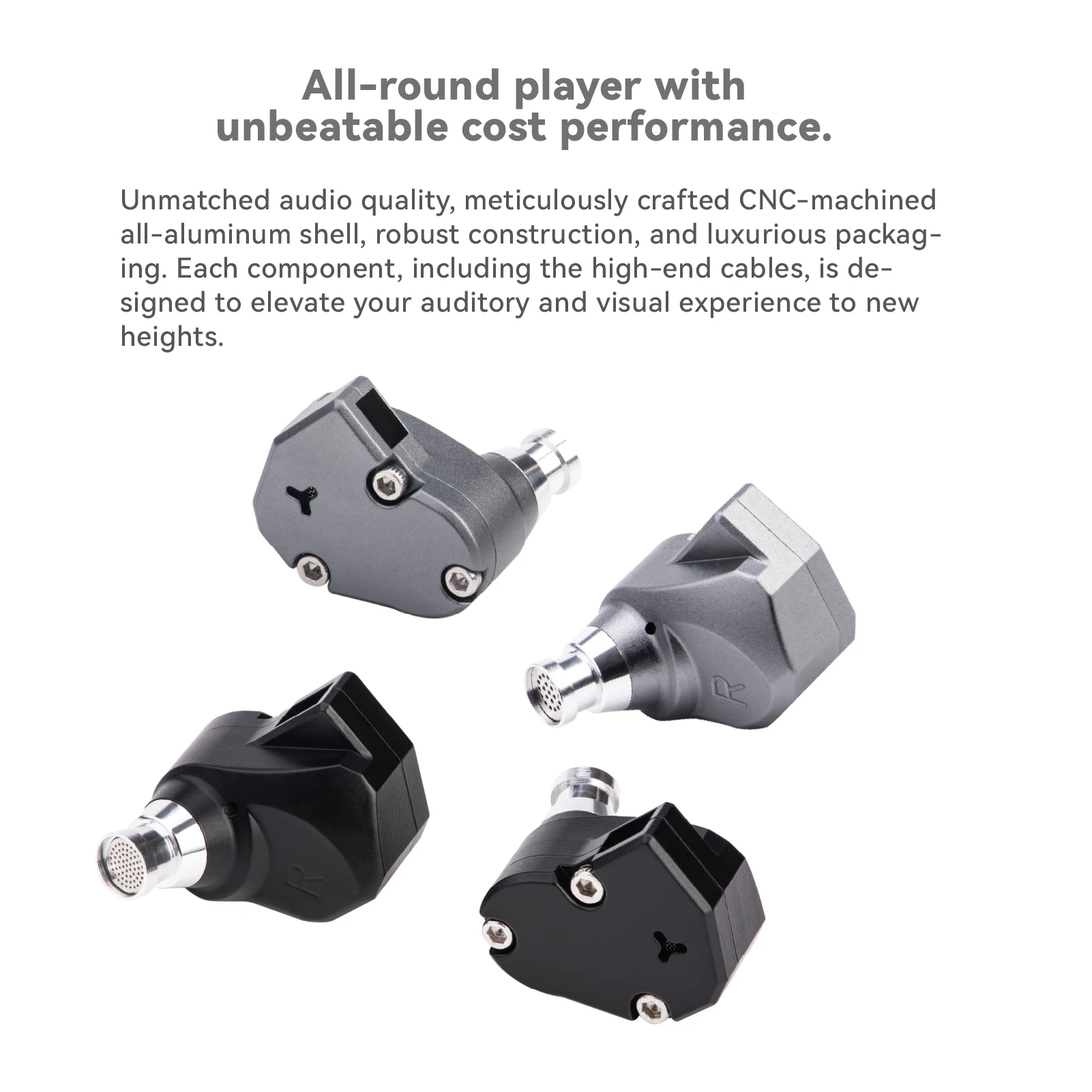 TINHIFI C2 Best Budget In Ear Earphones C2 Upgraded Mech Style High Fidelity Earphones, Suitable for PU+LCP Driver Gaming,