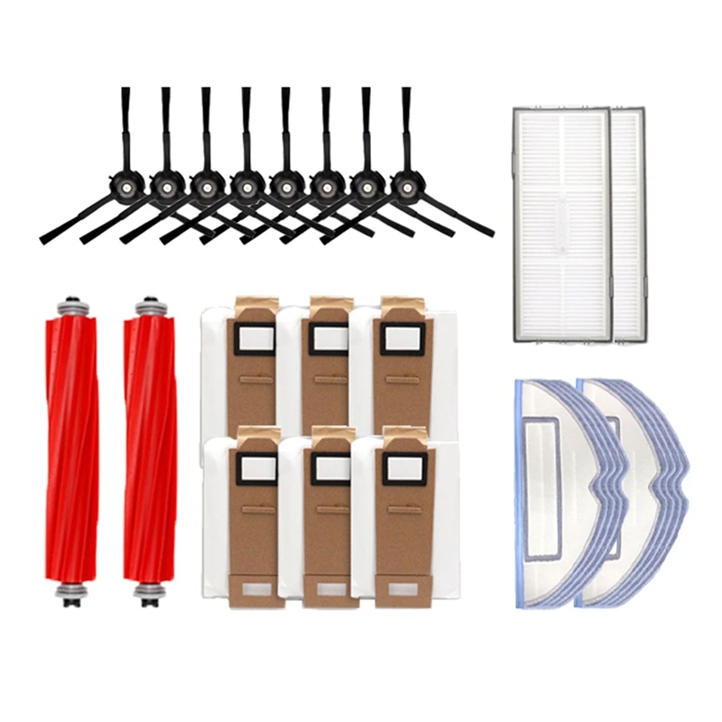 

Лидер продаж, аксессуары для Roborock S7 T7S T7PLUS T7SPLUS, рулонная щетка, Швабра, тряпичный фильтр, боковая щетка, чехол для пыли