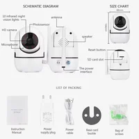 ICSEE APP 5MP PTZ caméra caméras de Surveillance à domicile intelligente IR Vision nocturne caméra de sécurité Audio bidirectionnel suivi automatique caméra Wifi 6
