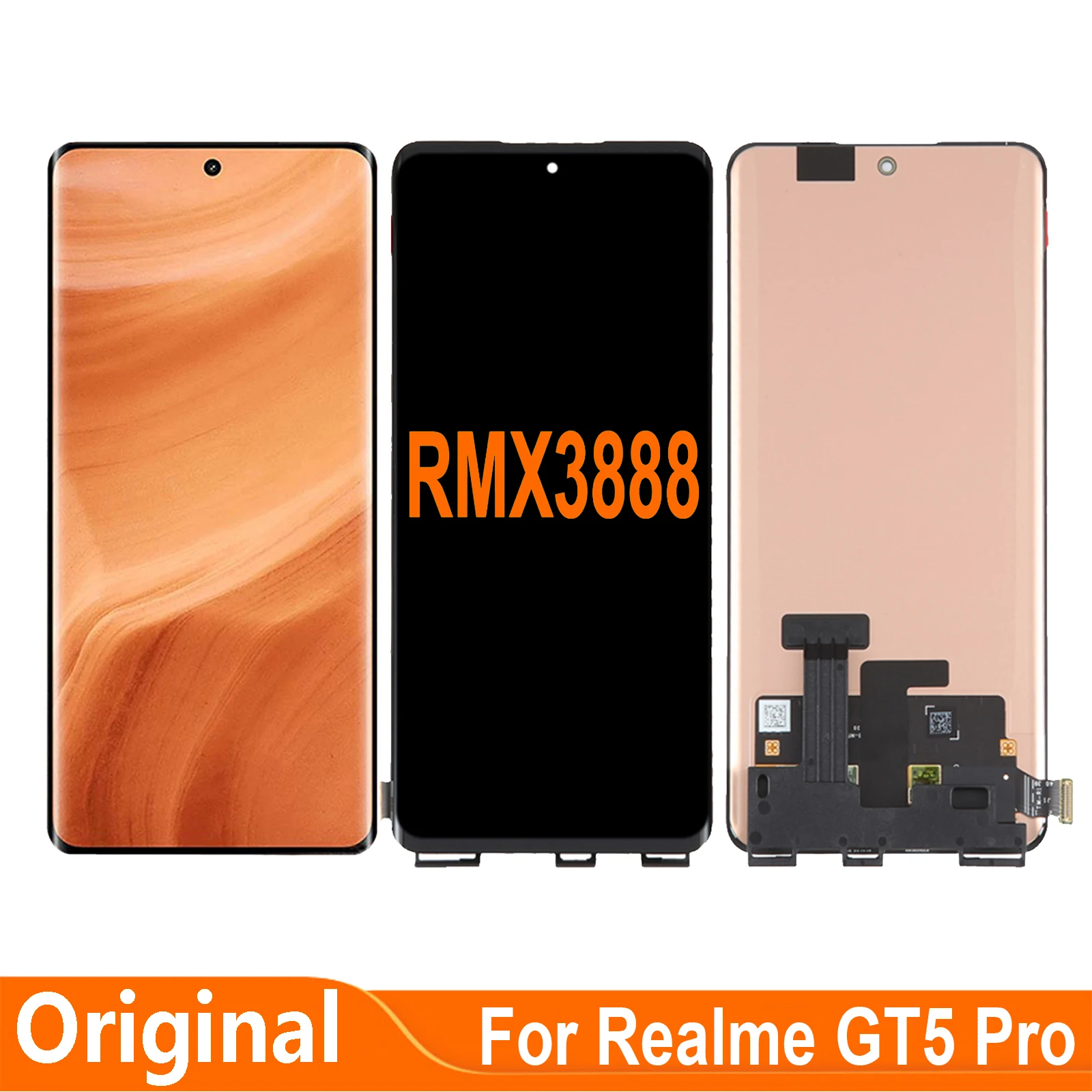 

AMOLED 6,78 ''для Oppo Realme GT5 Pro RMX3888 LCD дисплей детали