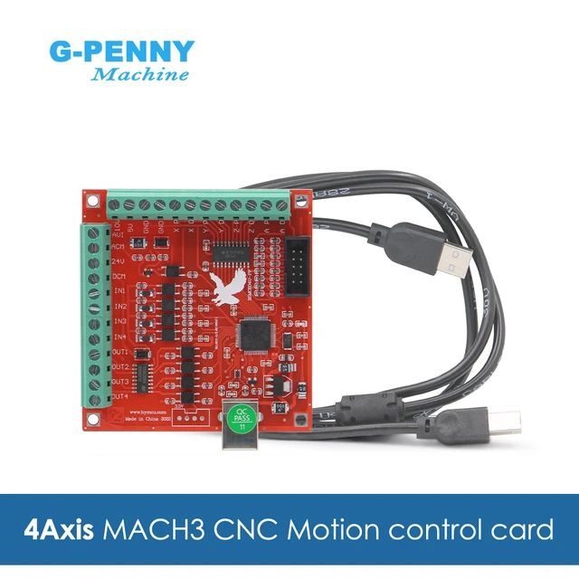 Axis Cnc Controller Mach3 Cnc Controller | Mach3 Control Board | Motion Control Card - Cnc Controller - Aliexpress