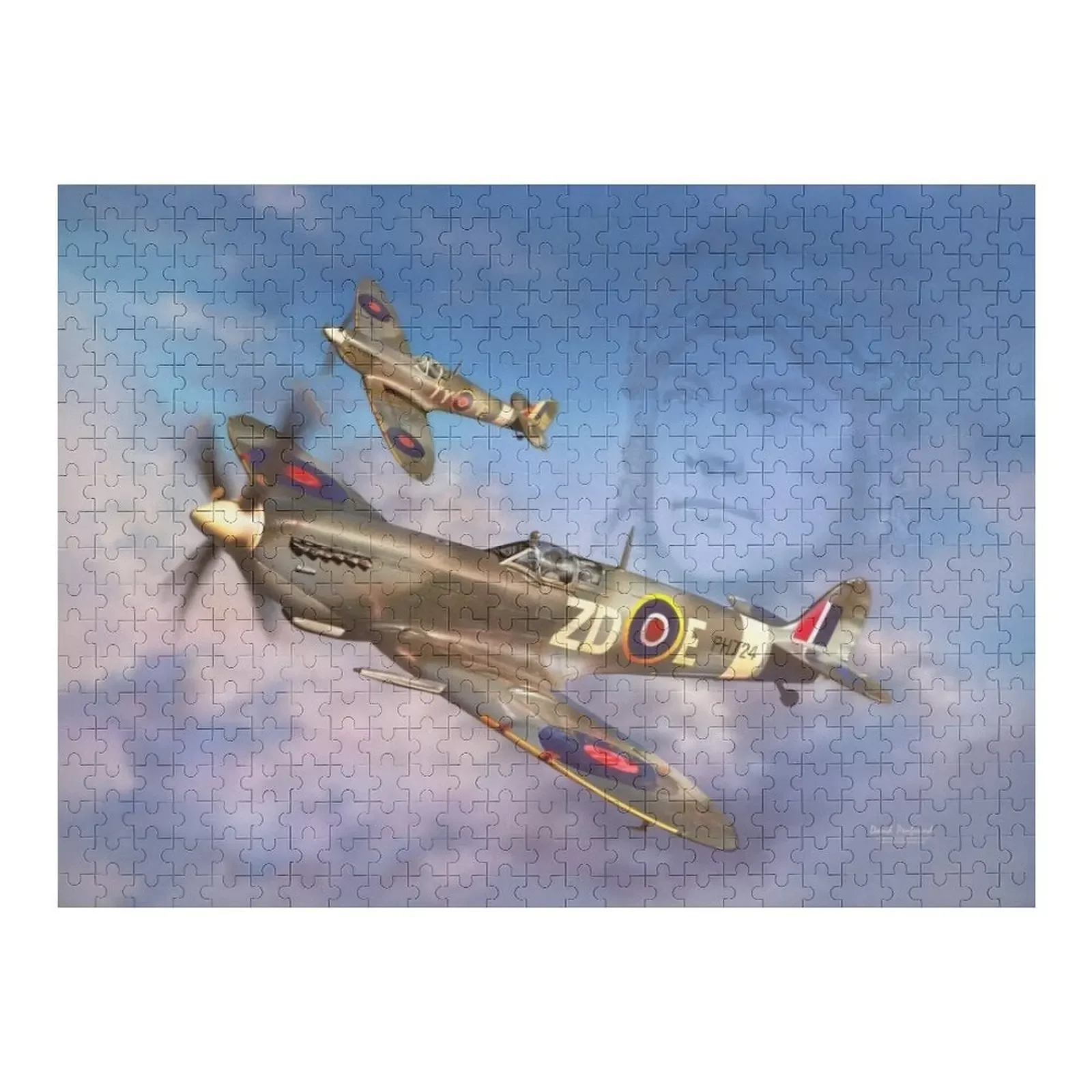 Spirit of the Spitfire Jigsaw Puzzle Scale Motors Customized Photo Wooden Name Photo Personalized Gifts Puzzle