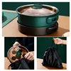 Electric Cooking Pot Foldable Hotpot Portable Multicooker Split Type Rice Cooker Frying Pan Home Travel 1.6L 5