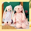 45CM Kawaii Long Ear Rabbit Plush Toy Baby Sleep Comfortable Doll Plush Animal Toy Children Boys and Girls Sleep Companion 3