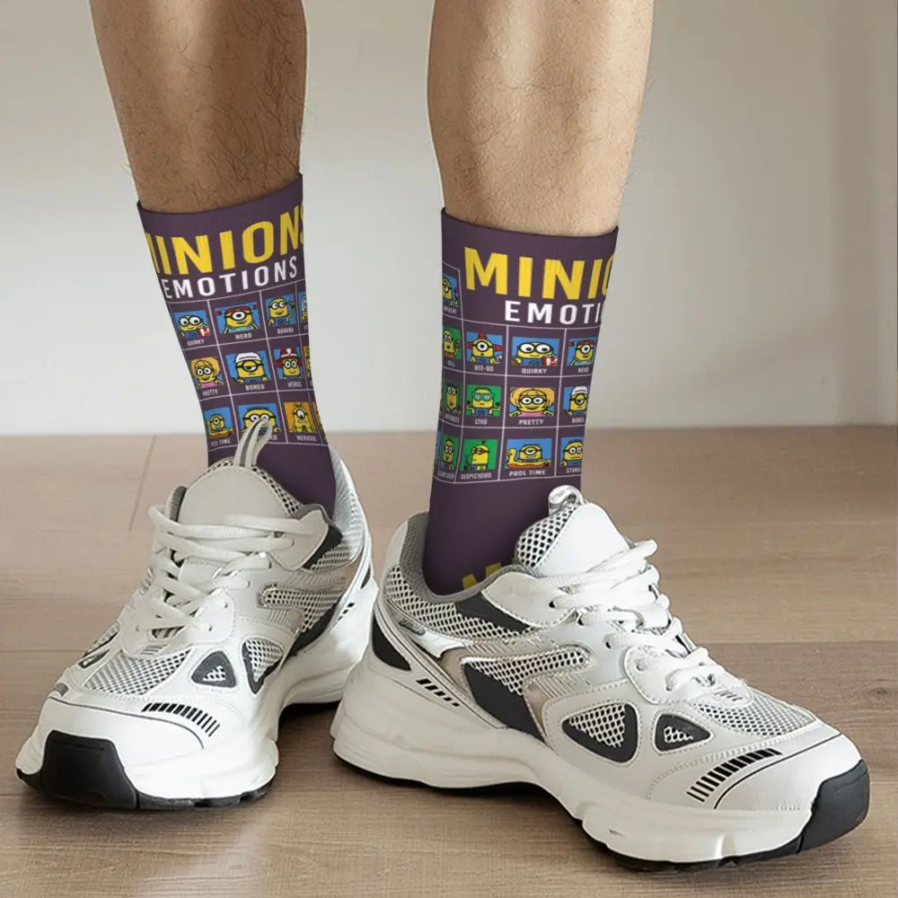 Custom Cool Print M- Minions Cartoon Socks for Women Men Stretchy Summer Autumn Winter M- Minions Bananas Crew Socks 99 Sfe92e33cd2644f6585a2438285d6ba7cN