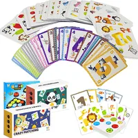 Children Number Sense Training Montessori Toys Animal Shape Matching Card Board Games Set Arithmetic Learning Educational Toys 1