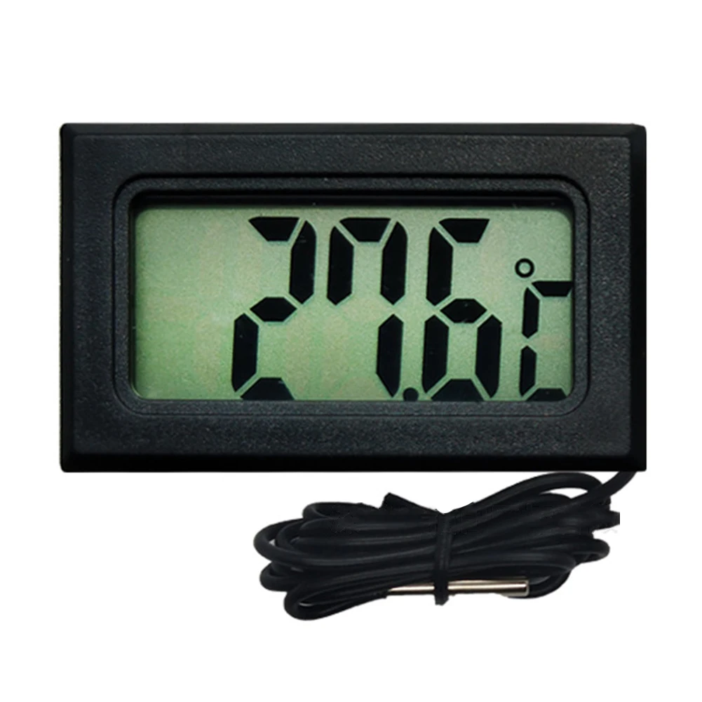 

Accurate and consistent temperature detection with NTC sensor in this digital thermometer for fish tanks refrigerators