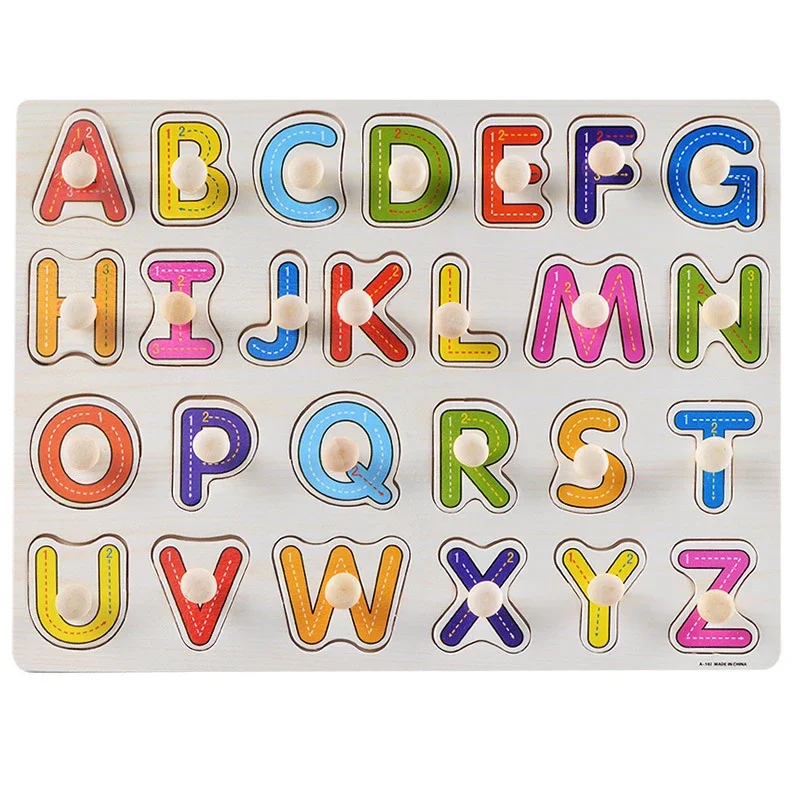 Baby Wooden Puzzle Grab Board 4