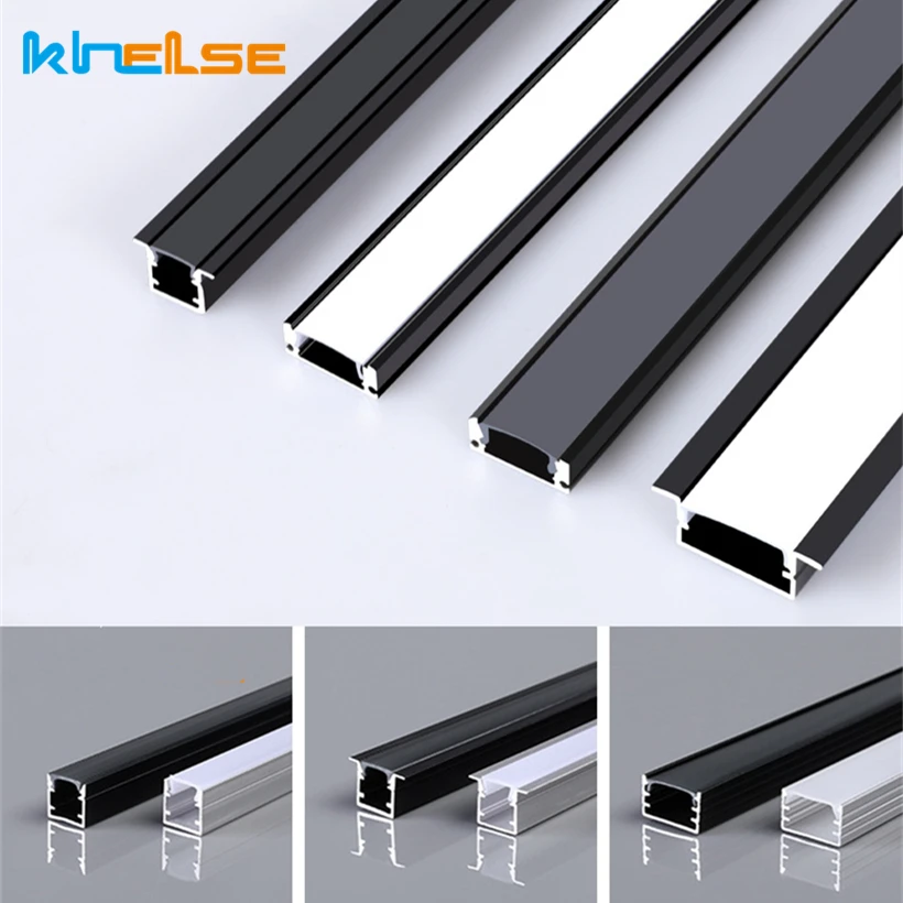 0.5m U/W Style LED Aluminum Profile Channel Holder PC Cover Bar Lamp For Cabinet Closet Decor Linear Strip Light led cabinet light,led light,led aluminum channel,led light bar