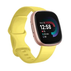 Silicone Sport Watch Band - Soft Strap & Bracelet for Smartwatch Accessories (Mellow yellow11)