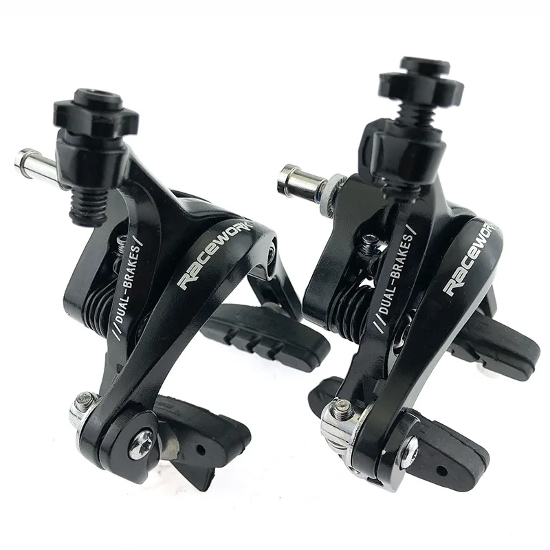 Description Picture 6 of itemRACEWORK Road Bike Dual Pivot Calipers Bicycle C Brake Racing Aluminum Side Pull Rim Caliper Front Rear With Brake Pads