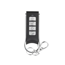 Enhanced Universal 4 - Channel Remote Control Key Fob with Battery for Garage Doors and Gates (Style 1)