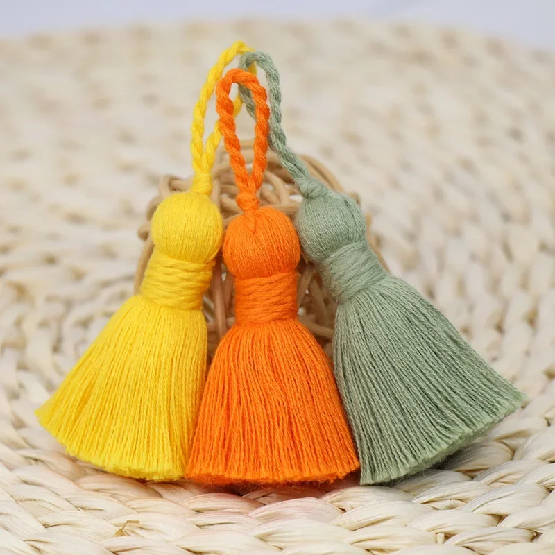 120 Pièces Porte Clés Glands En Cuir Gland Pendentifs Faux Suède Gland