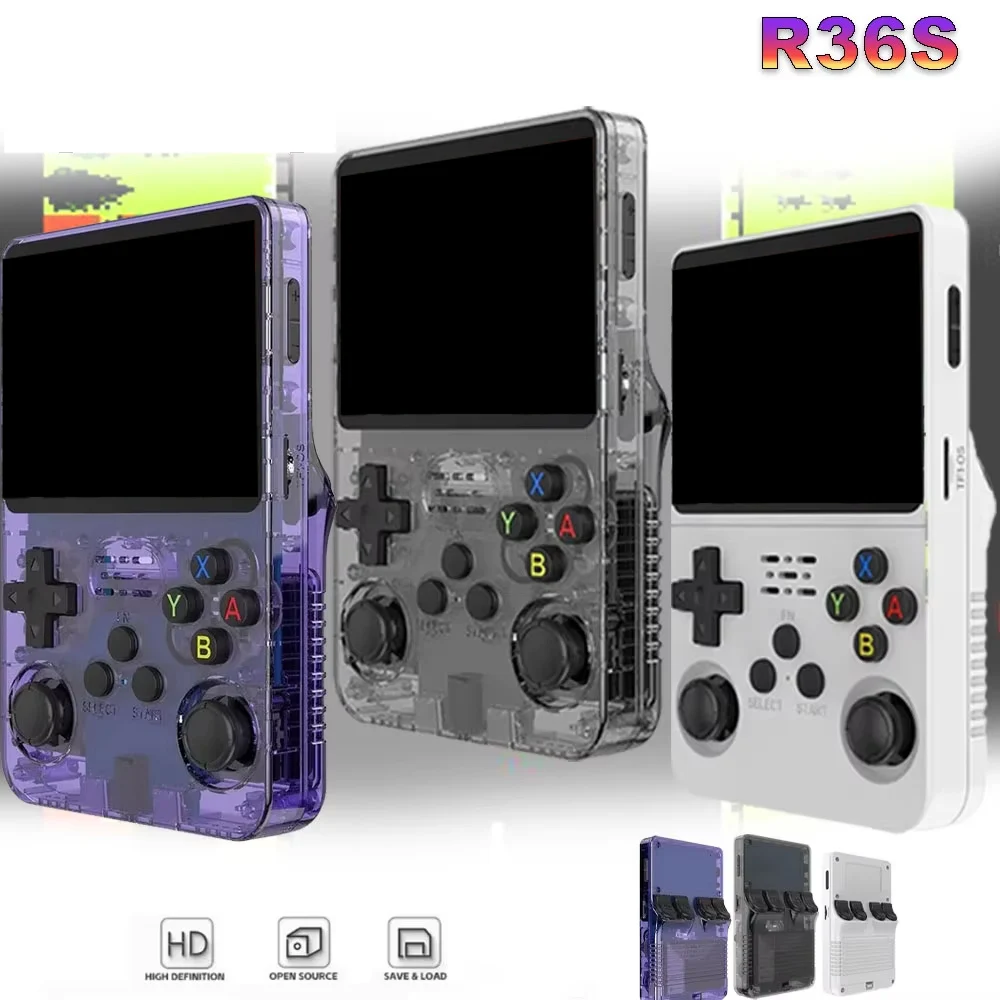 Handheld Game Console 3.5Inch IPS Screen 128G Classic Retro Consoles Arkos System Portable Pocket Video Game Player