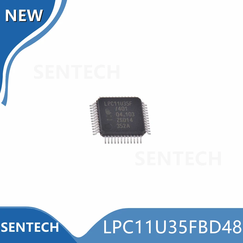 

2 шт./Лот Новый оригинальный LPC11U35FBD48 401 LPC11U35F QFP48 8 16-битный микроконтроллер
