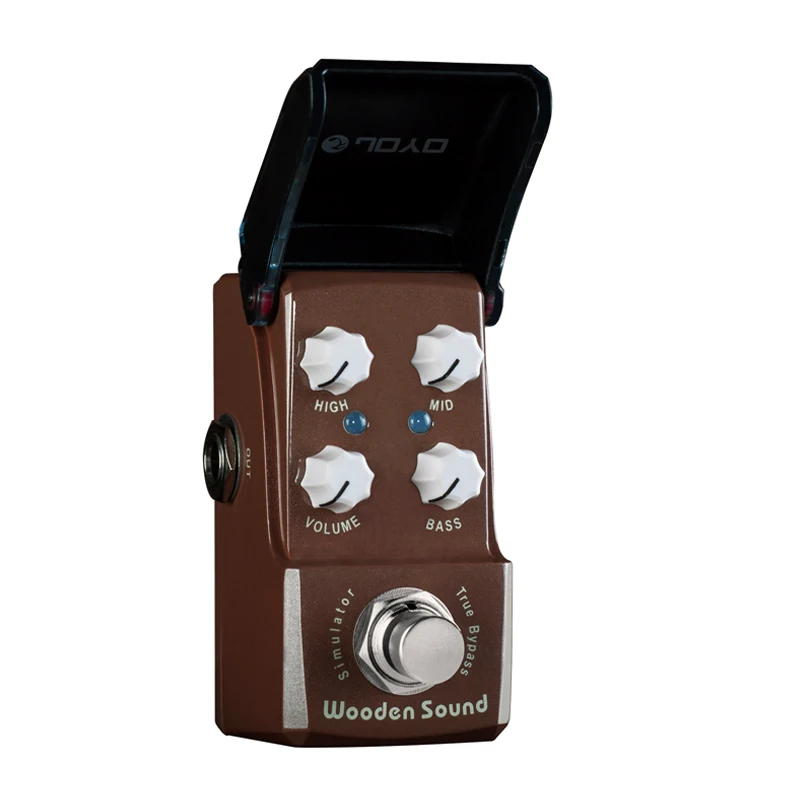 

JOYO JF-323 Wooden Sound Acoustic Guitar Effect Pedal for Electric Guitar Acoustic Simulator Effect True Bypass Mini Pedal