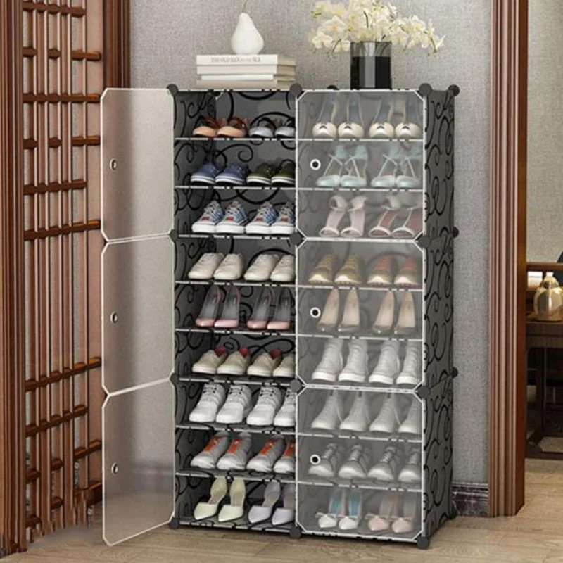 Storage Mobile Shoe Rack Organizer Salon Luxury Closets Shoe Cabinet  Cupboard Display Zapatero Organizador De Zapatos Furniture - AliExpress