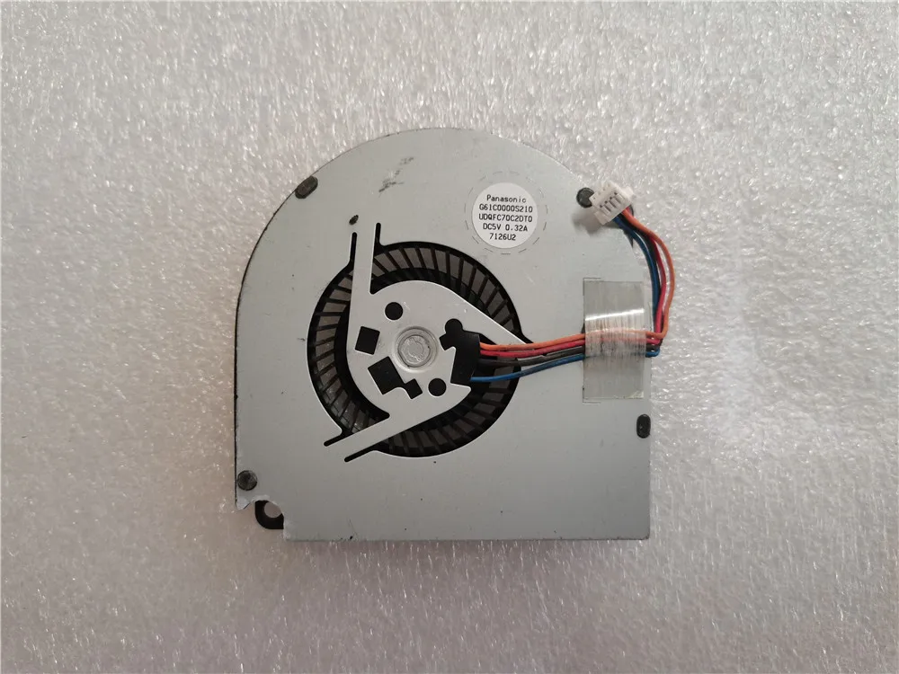Ventilador para Toshiba Satelite R95014l R850 G61c0000s210 Udqfc70c2dt0 5v 0.32a Cpu Ventilador Novo