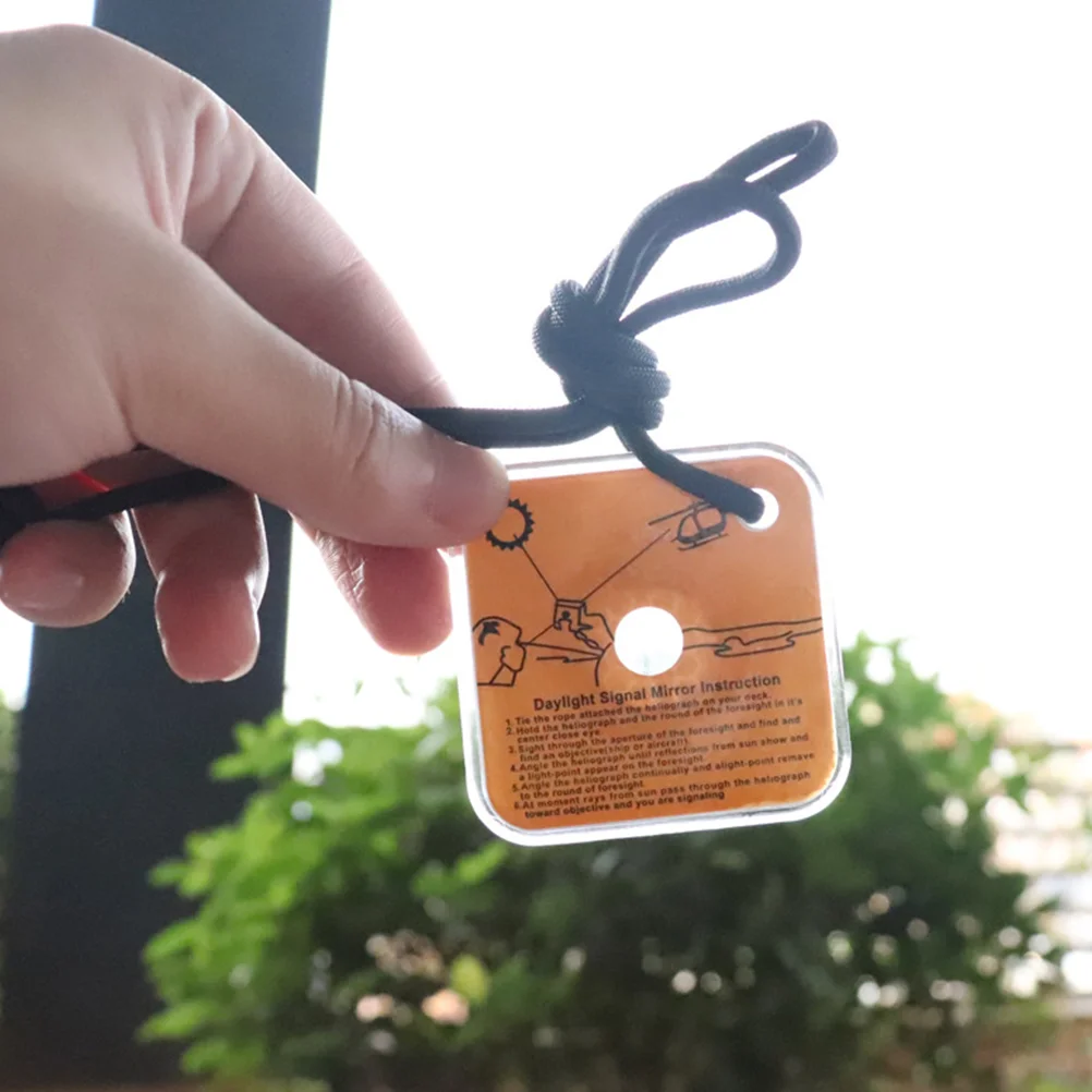 Outdoor Retroreflector Reflectors Survival Mirror Emergency Accessories Field Signal