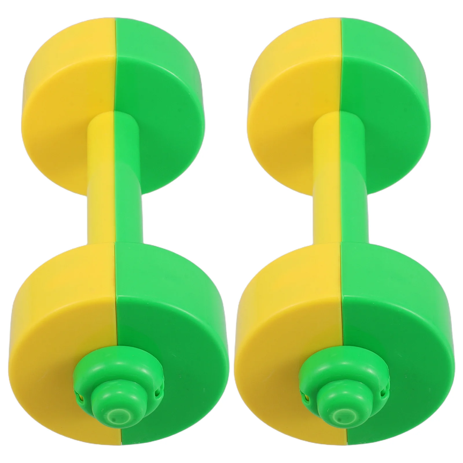 2 Pcs Children Fitness Dumbbells Kids Exercise Weights Plastic Gym Gear Sport Equipment For Training Set Early Education Toy