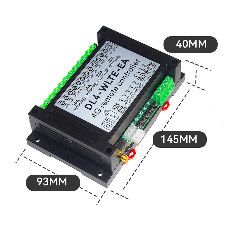 Gsm    DL4 GSM 4G LTE SMS   Ʈѷ ġ 30A µ   4 ä  ġ 