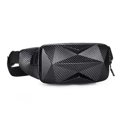 Waterproof Motorcycle Waist Bag with EVA Hard Shell (Black)