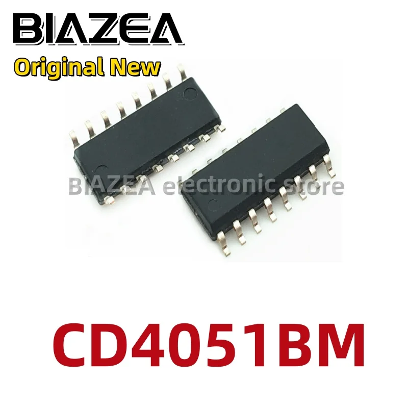

10 шт. CD4051BM SOP16 один из восьми аналоговых чипов переключателей