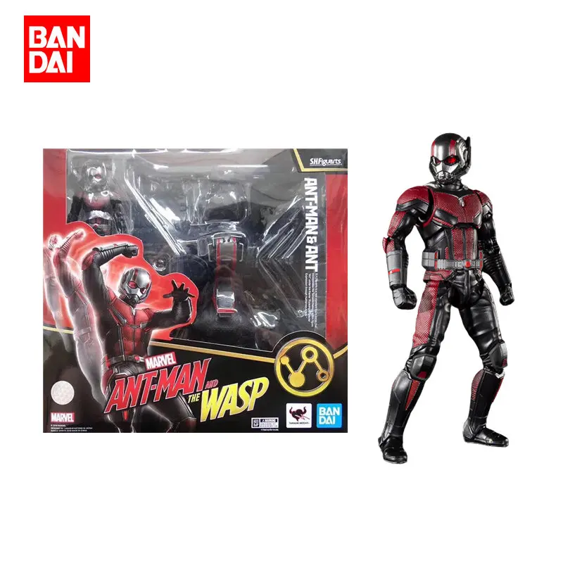 

Bandai S.H.Figuarts Marvel Captain America The Avengers Ant-Man and the Wasp Deluxe Edition Action Figure Anime Figure Model Toy