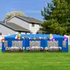 10'x30' Patio Gazebo Waterproof Outdoor Canopy Tent Party Tent With 8 Walls 8 1