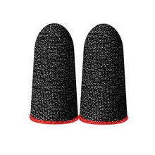 

1 Pair Finger Cover Sweat-proof Sensitive Ultra-thin Video Games Touch Screen Fingertip Gloves for PUBG Mobile Game