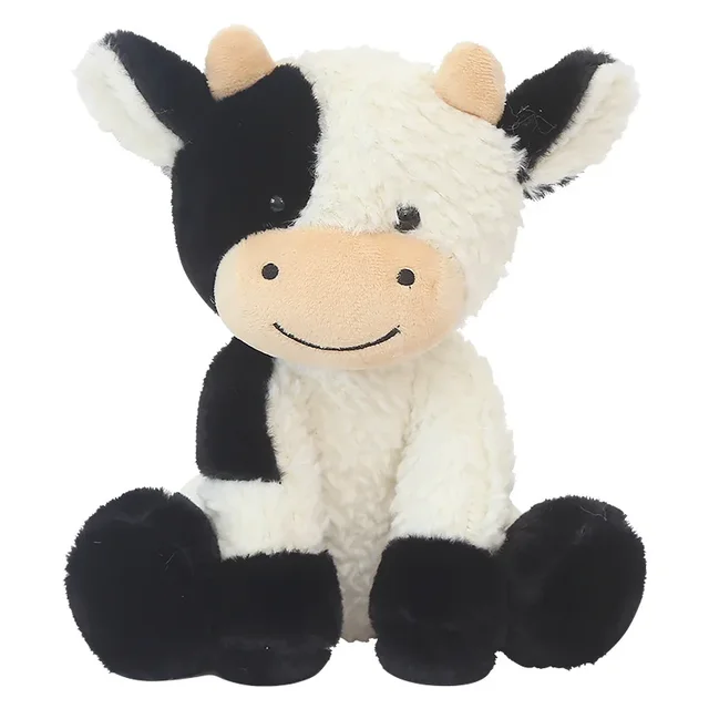 Kawaii Cute Little Cattle Plush Toy StuffedMilk Cow Soft Animals Doll Pillow For Kids Home Decor Appease Birthday Gift