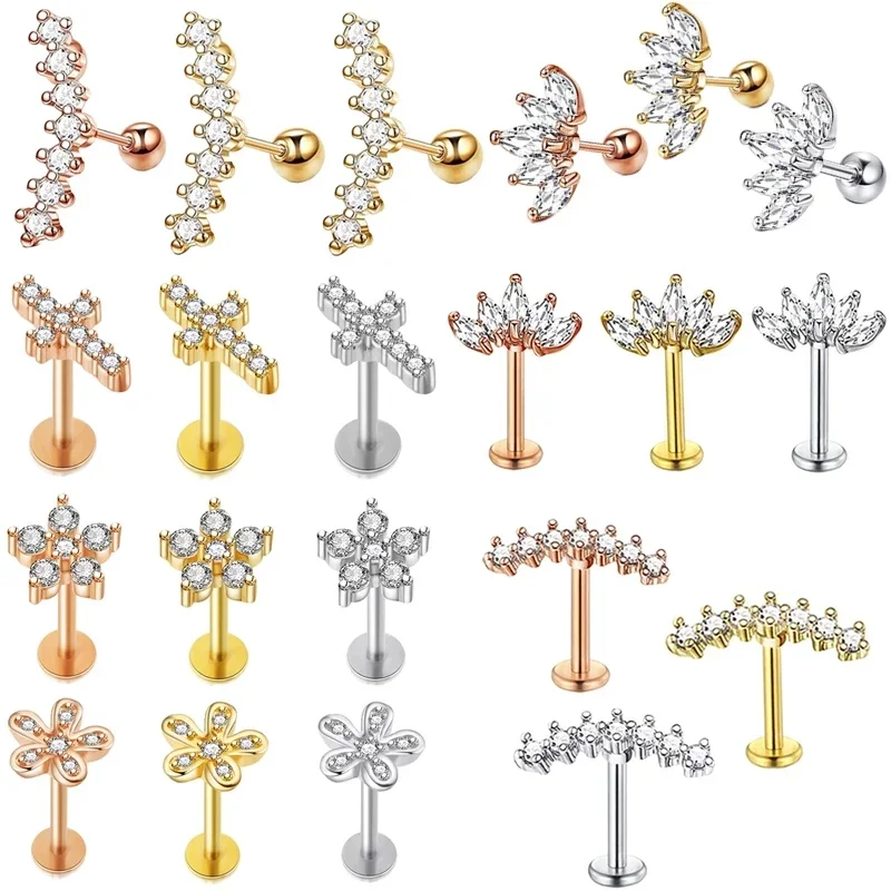 Piercing Pezon Mujer Piercing De Barra Recta De Acero Quirúrgico 316L - Varias Longitudes Piercing Pezon Hombre