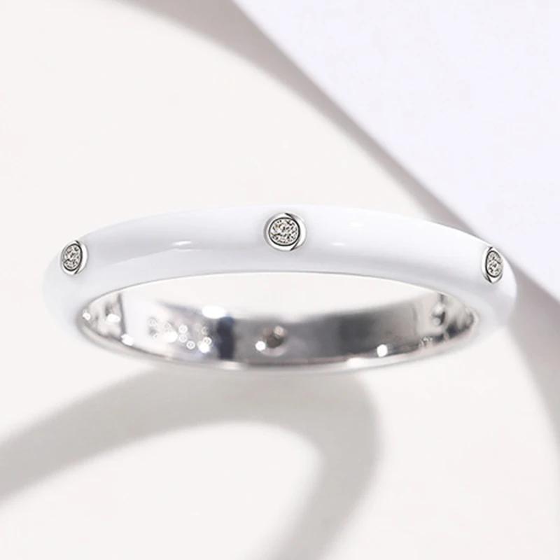Anello alla moda anello geometrico in ottone fede nuziale donna_voghion.com
