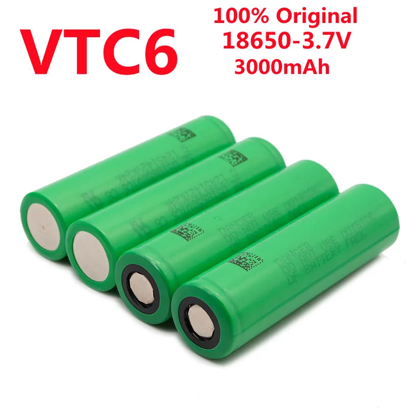 Перезаряжаемый литий-ионный аккумулятор 18650 мАч 3000 В для vtc6 3 7 в игрушек