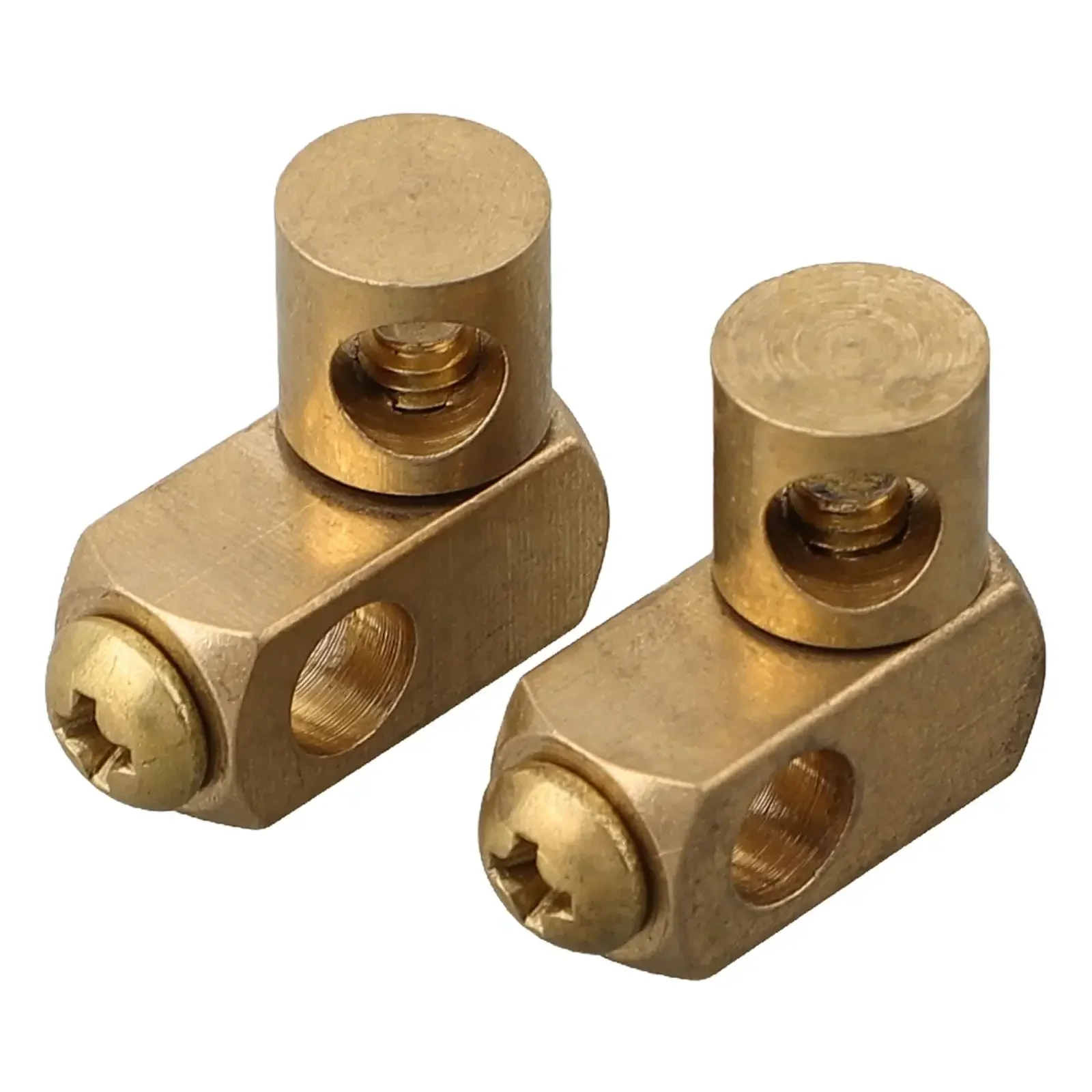 Universal Double Joint Piece For Eccentric Drain Fitting Degrees Adjustable Metal Double Joint Piece Tool Parts 2Pcs