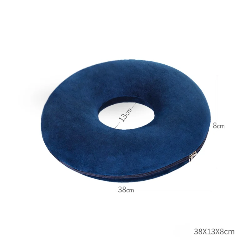 

Hemorrhoids Seat Cushion Memory Cotton Slow Rebound Circle Butt Pad Postoperative Bed Tail Vertebra Care Hollow Seat Cushion