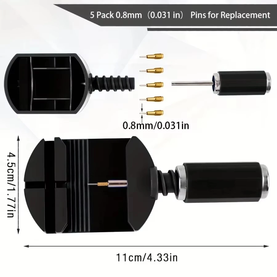 Watch Strap Chain Pin Remover & Adjustment Tool Kit