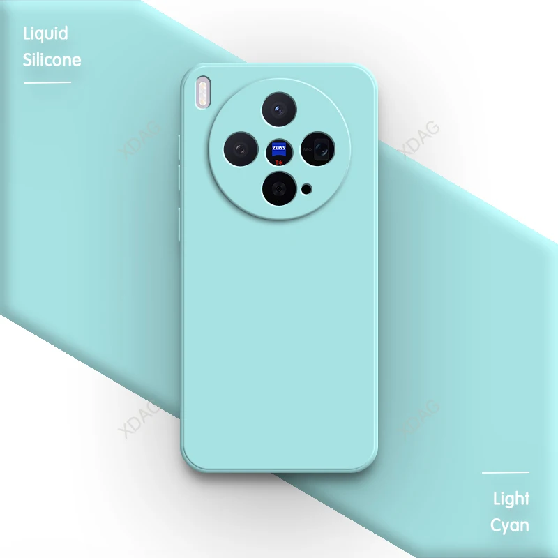 Premium Soft Silicone Classic Case with Original Square Liquid Camera Protection - High Quality Back Cover